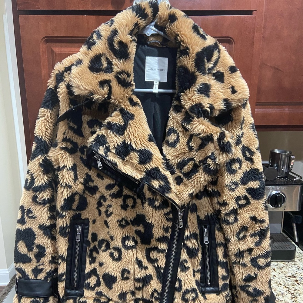 Leopard Faux Fur Moro Jacket
